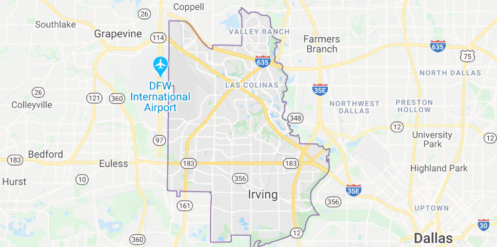 irving map